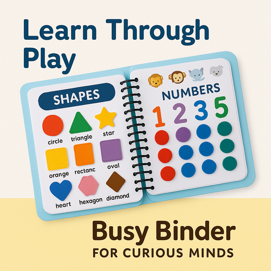 Toddler Busy Binder (Ages 1 to 4 years )