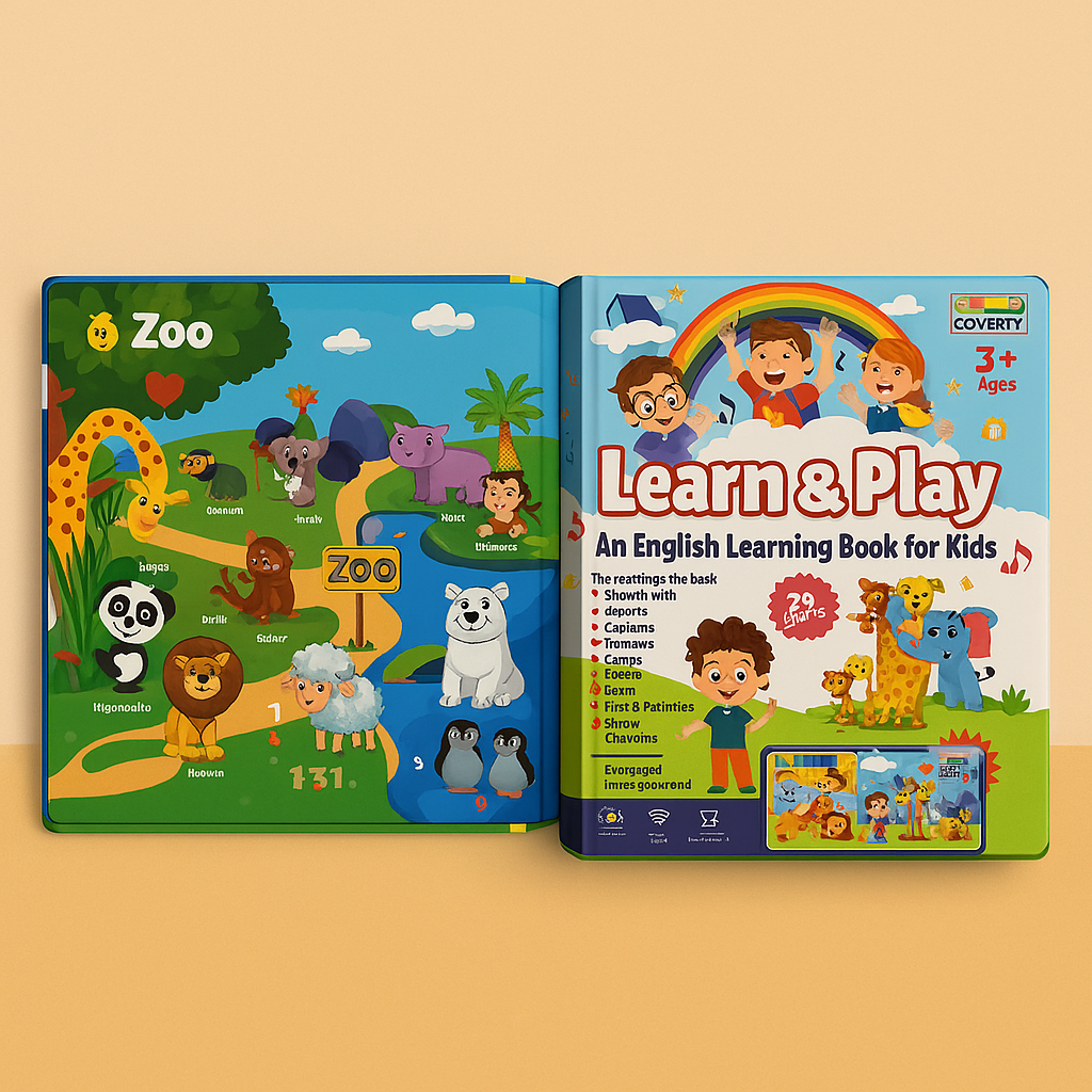 Cubbyjoy Learn & Play Advanced Interactive Sound Book