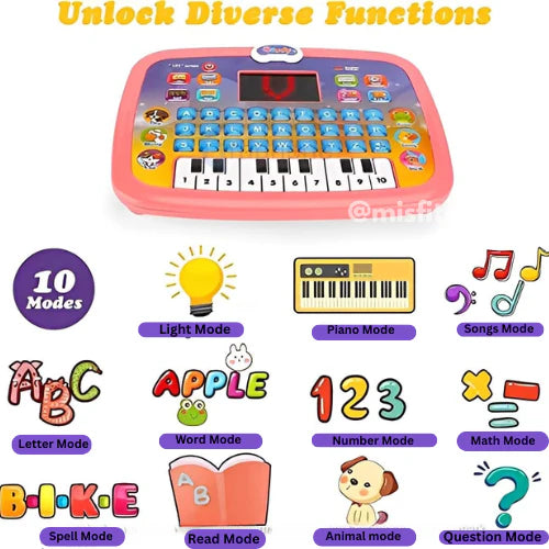 Cubbyjoy Educational Learning Kids Laptop – Fun, Music & Smart Learning for Growing Minds!