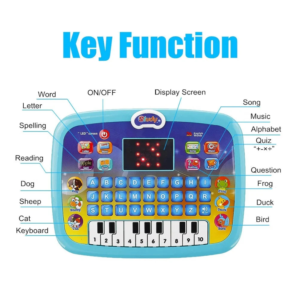Cubbyjoy Educational Learning Kids Laptop – Fun, Music & Smart Learning for Growing Minds!