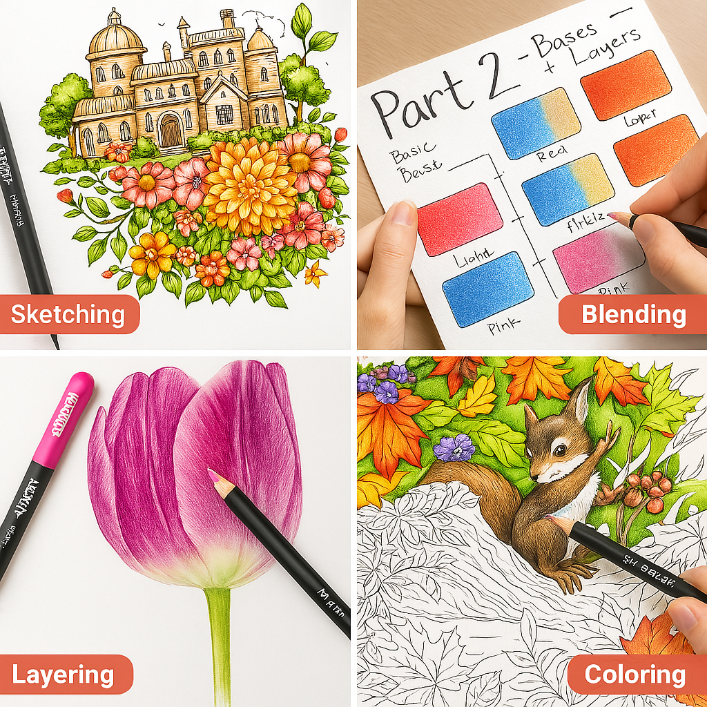 Drawing Kit Pen Artist 145 Pcs Color Set