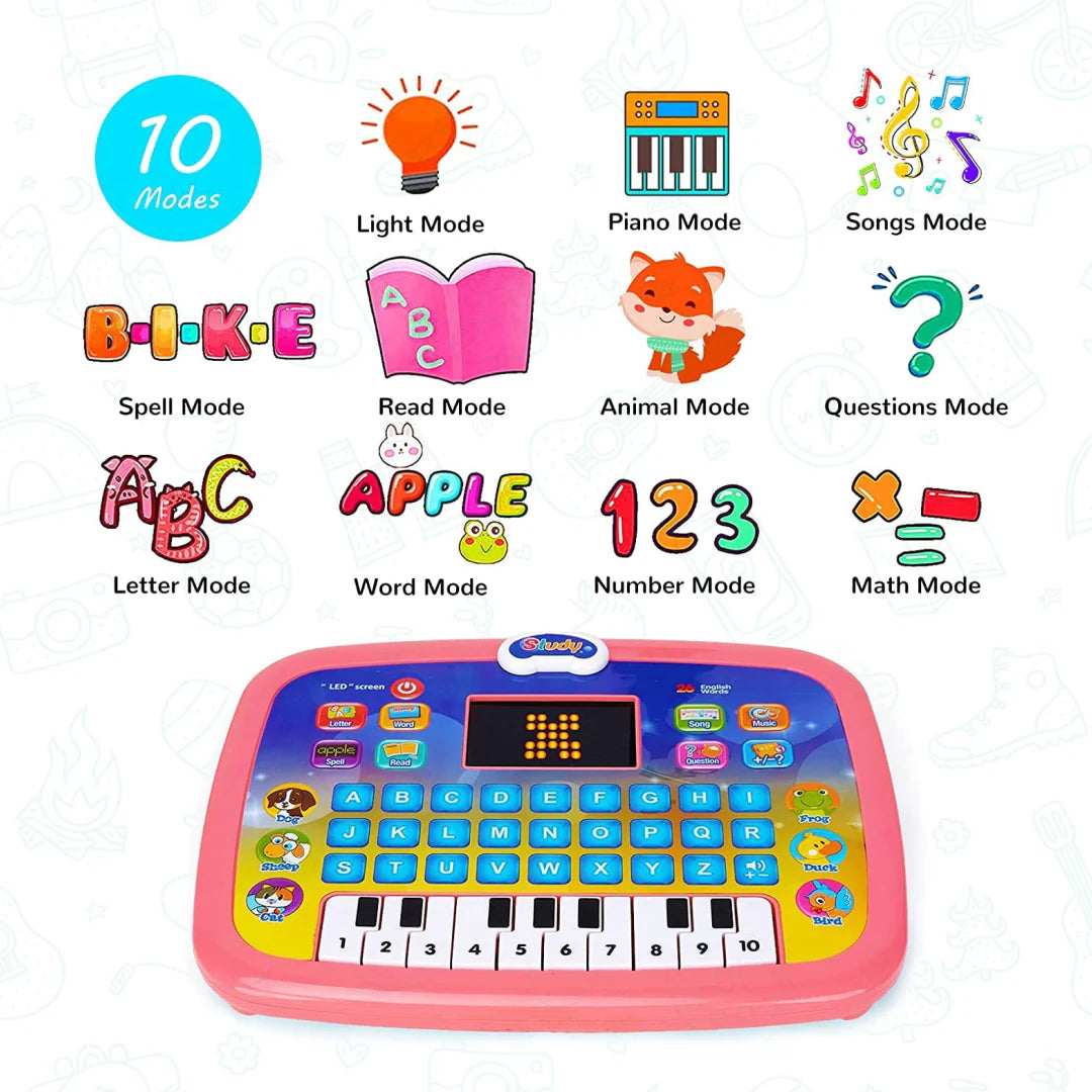 Cubbyjoy Educational Learning Kids Laptop – Fun, Music & Smart Learning for Growing Minds!