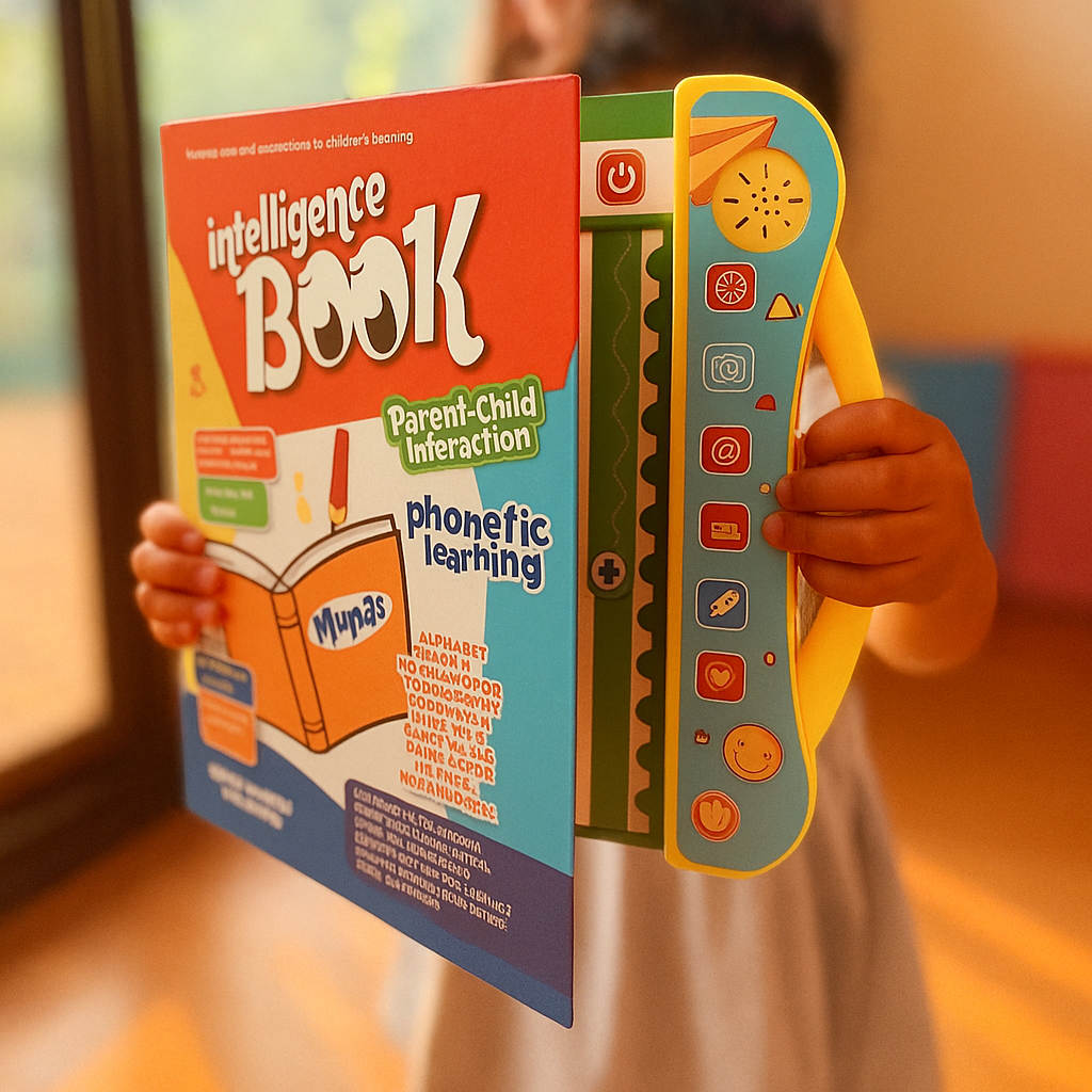 Cubbyjoy Learn & Play Interactive Book for Kids (Ages 3+)