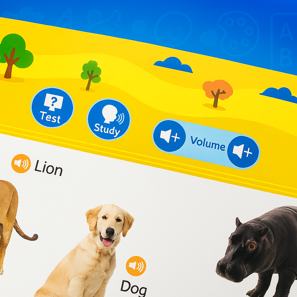 Cubby joy English Words Sound Book