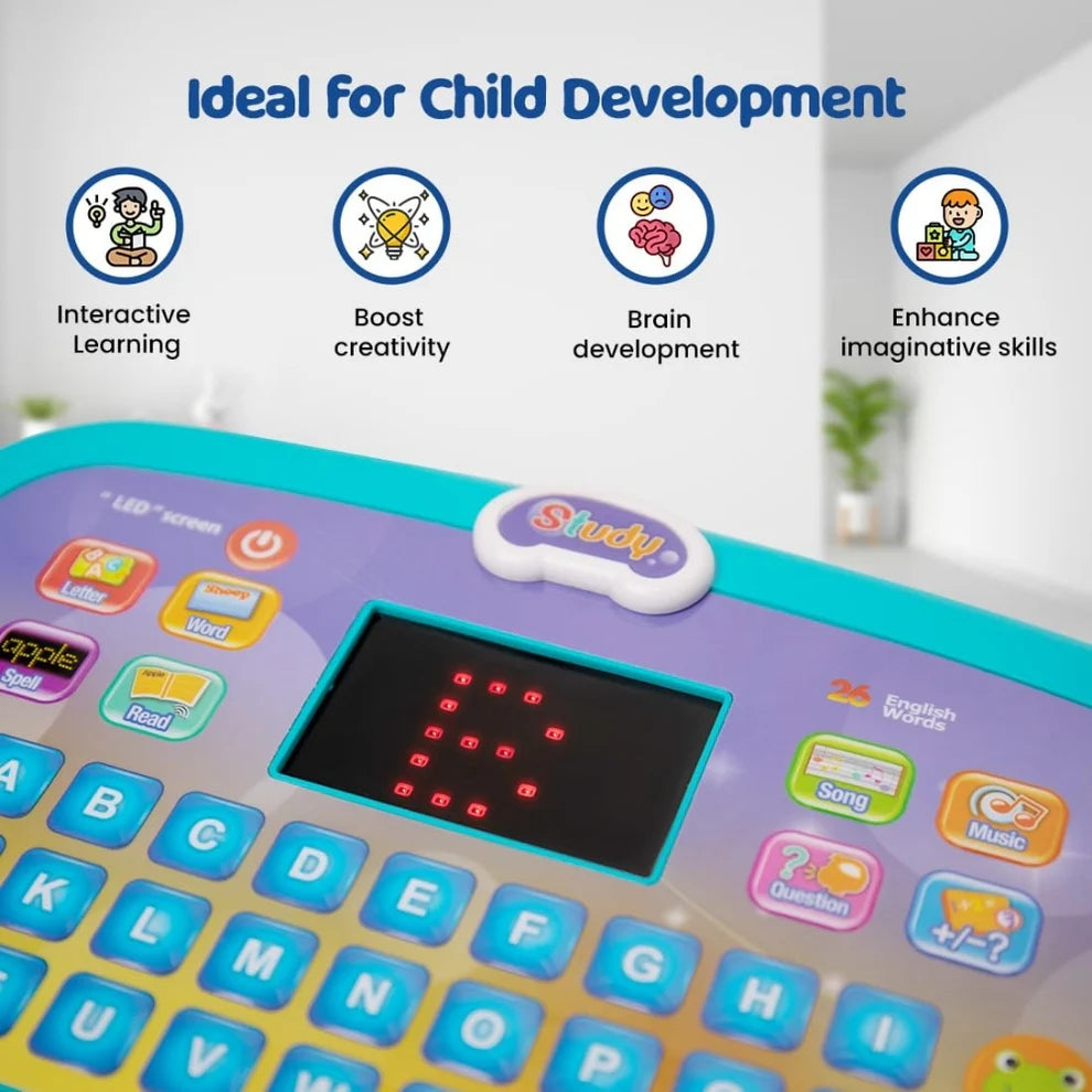 Cubbyjoy Educational Learning Kids Laptop – Fun, Music & Smart Learning for Growing Minds!